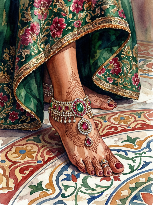Emerald Steps (100 Color Diamond Painting)