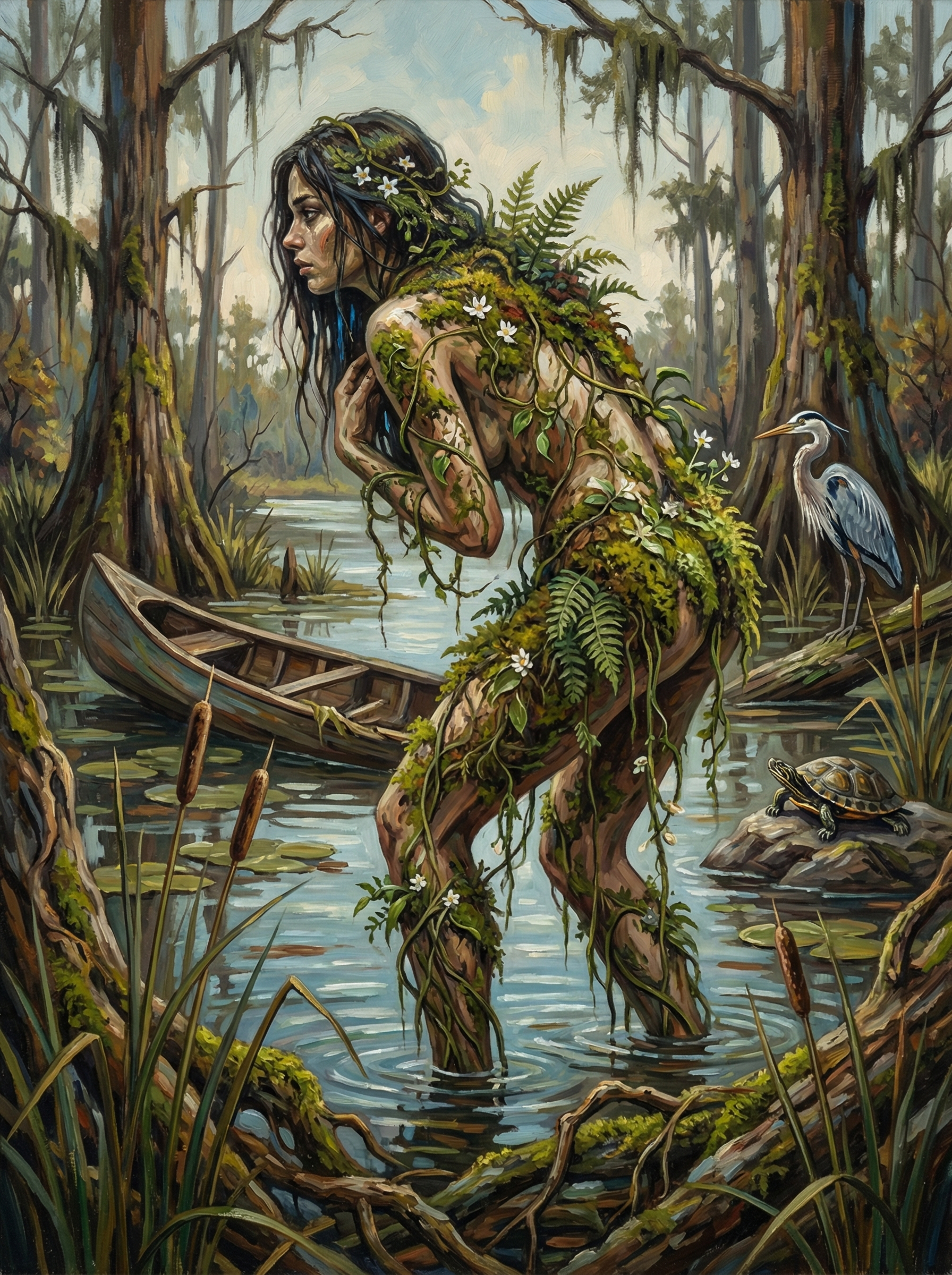 Bayou Nymph (100 Color Diamond Painting) Diamond Painting kit