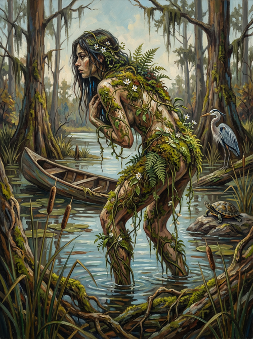 Bayou Nymph (100 Color Diamond Painting) Diamond Painting kit