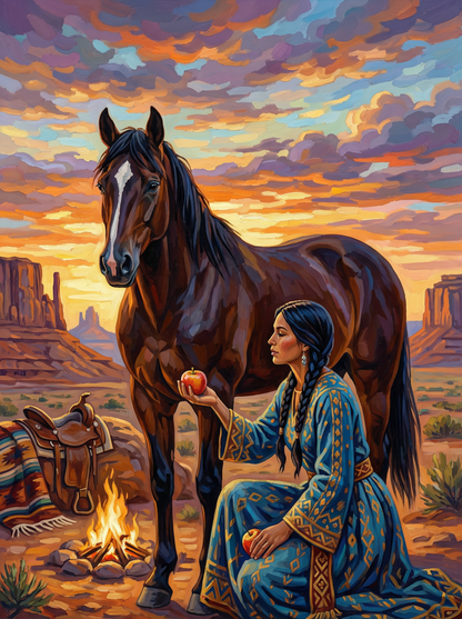 Desert Apple Offering (Diamond Painting) Diamond Painting kit