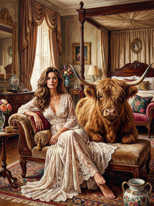 Golden Parlour Serenity (Diamond Painting) Diamond Painting kit