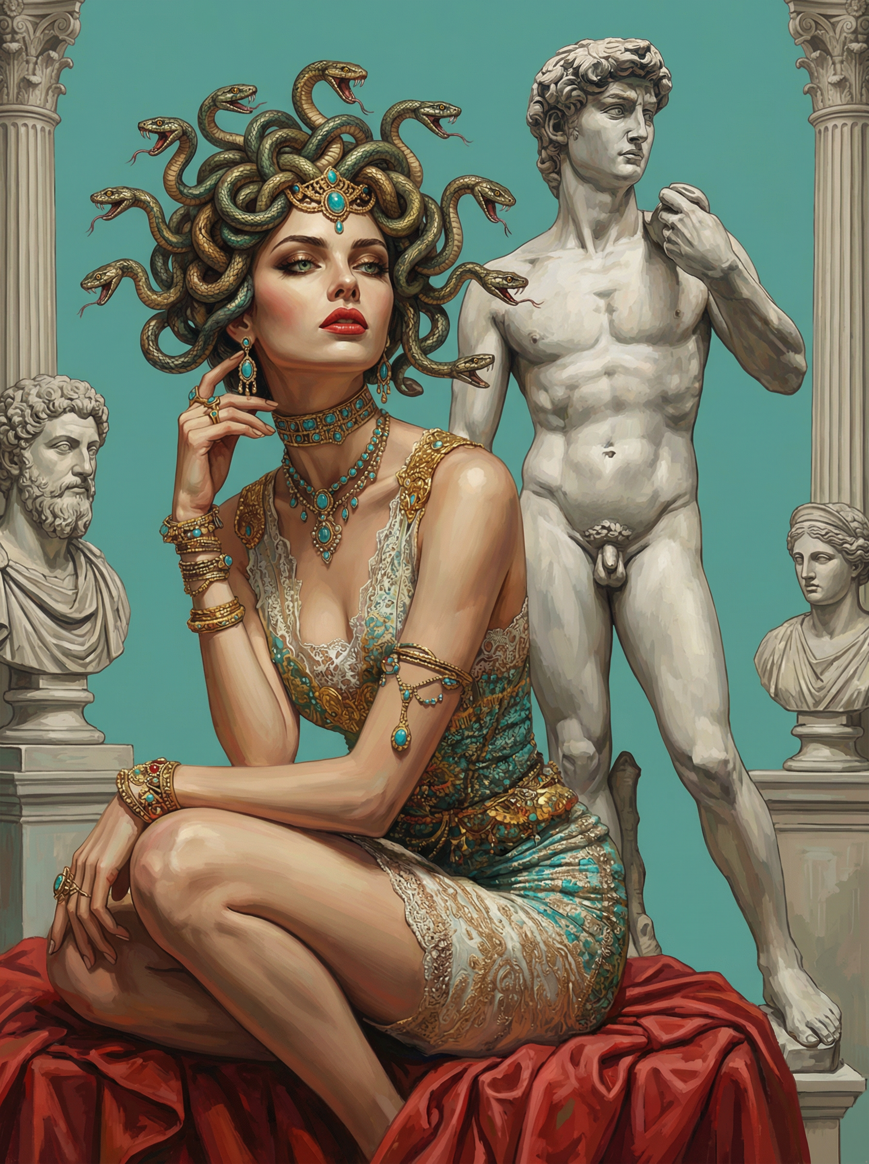Serpent Crown Muse (Diamond Painting) Diamond Painting kit