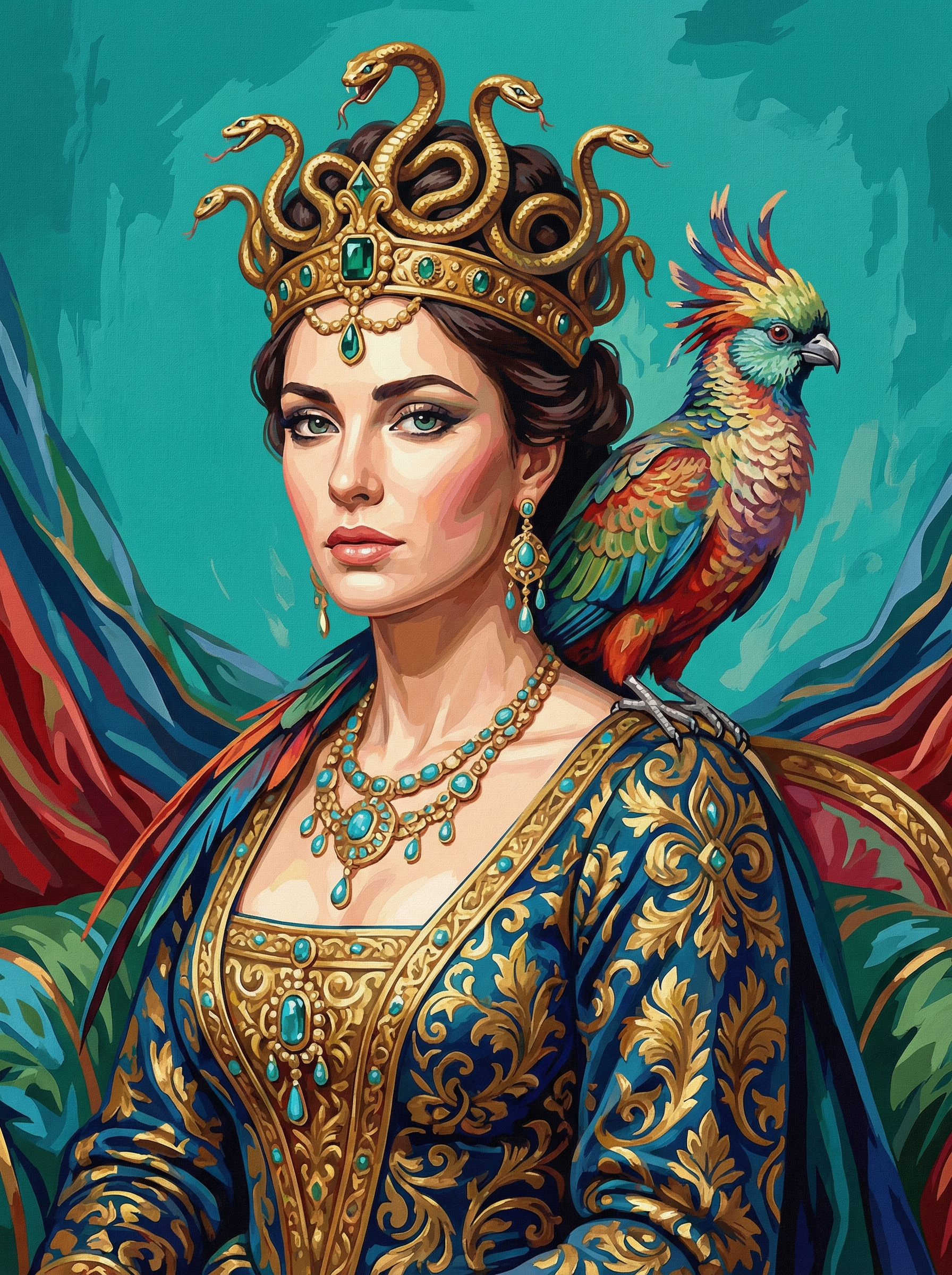 Serpent Queen (100 Color Diamond Painting) Diamond Painting kit