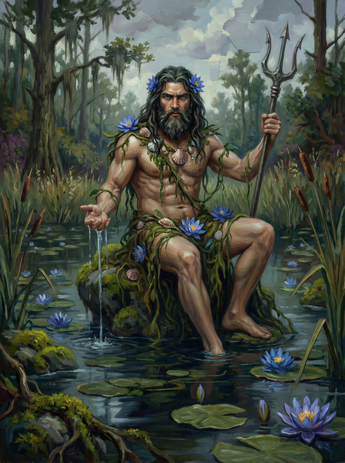 Swamp God (100 Color Diamond Painting) Diamond Painting kit