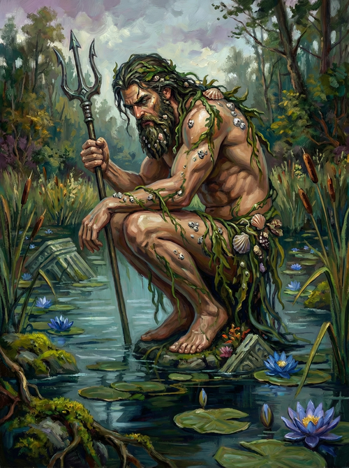 Lord of the Deep (100 Color Diamond Painting) Diamond Painting kit