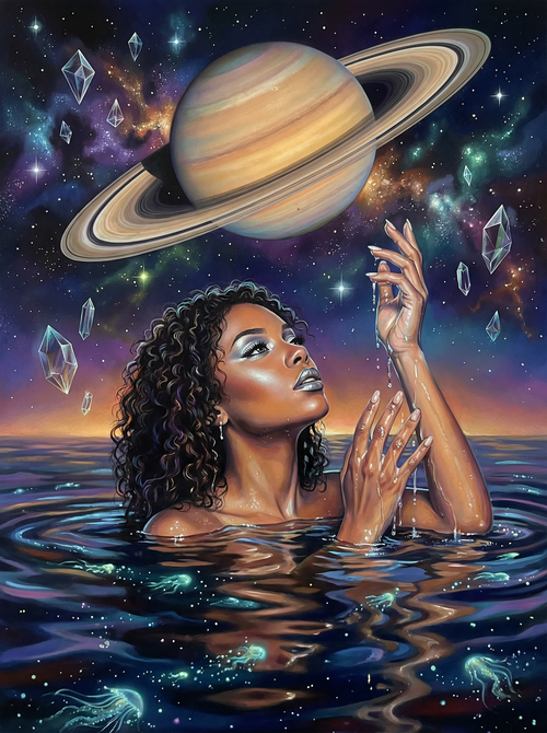 Saturn Dream Awakening (Diamond Painting)