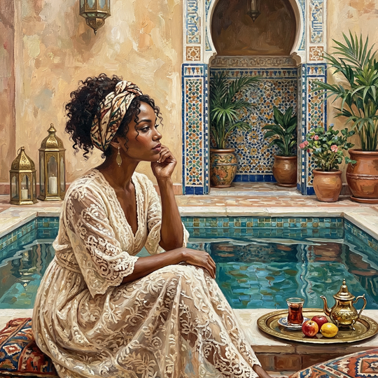 Courtyard Tea Reverie