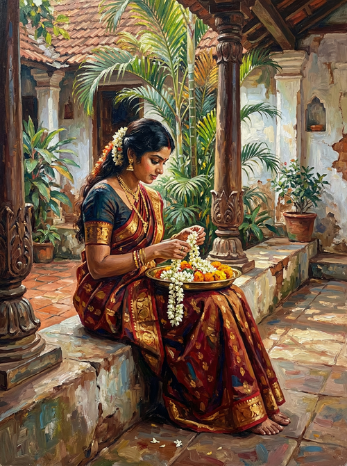 Courtyard Jasmine Grace (Diamond Painting) Diamond Painting kit