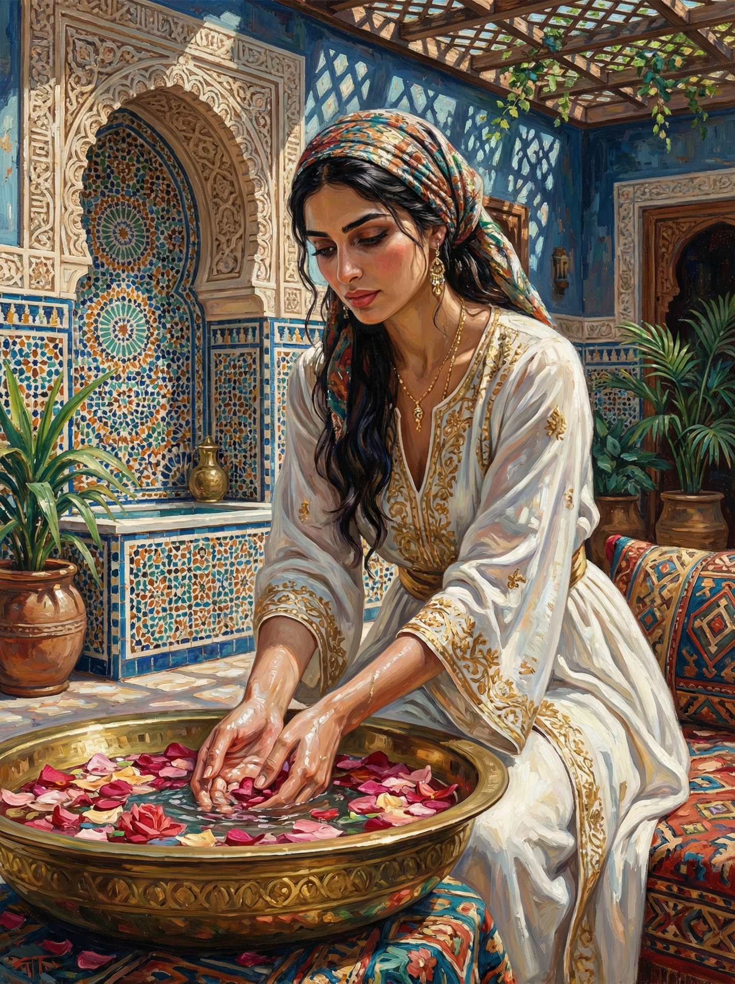 Rose Petal Ritual (100 Color Diamond Painting) Diamond Painting kit