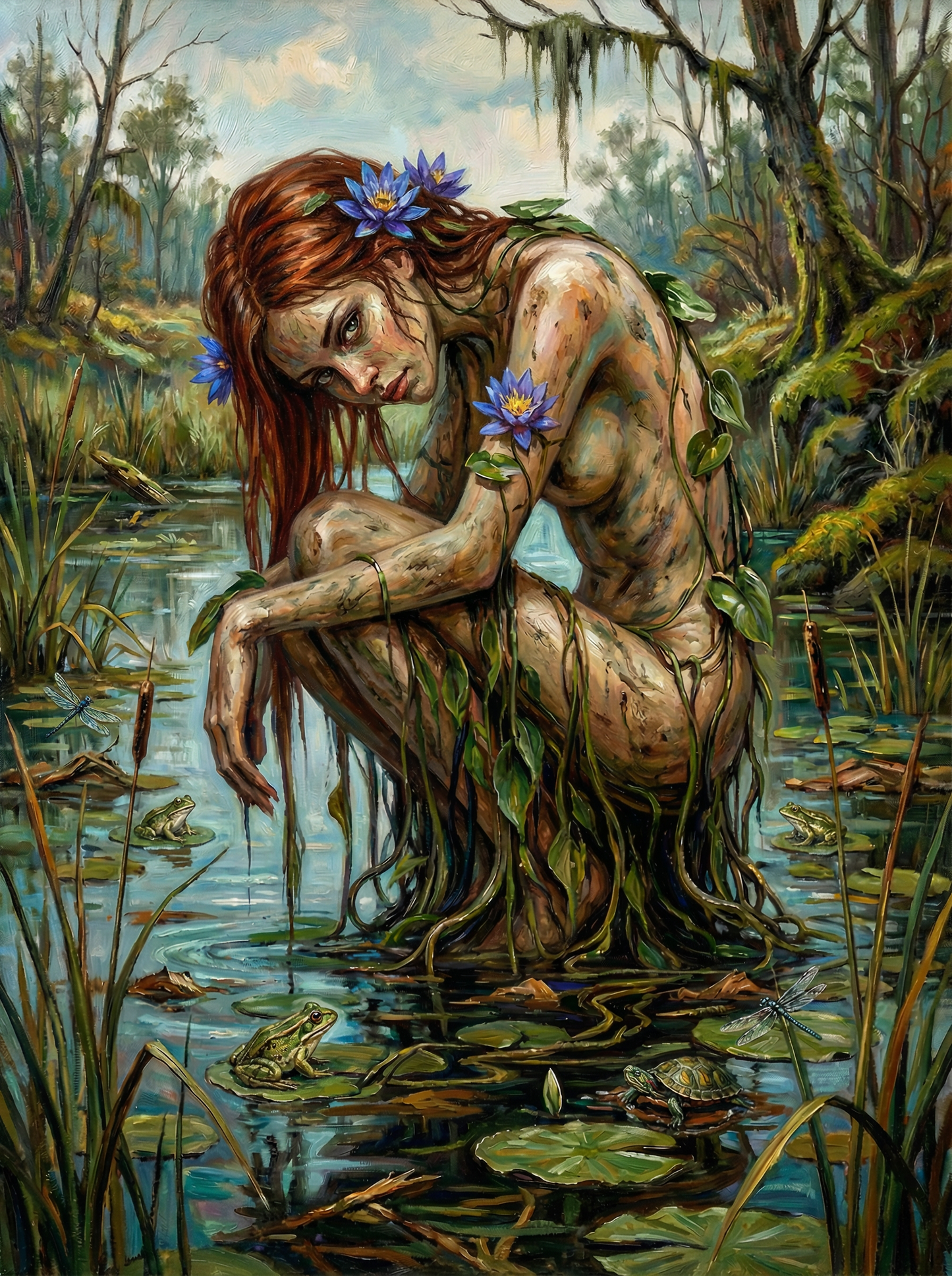 Wild Marsh Guardian (100 Color Diamond Painting) Diamond Painting kit
