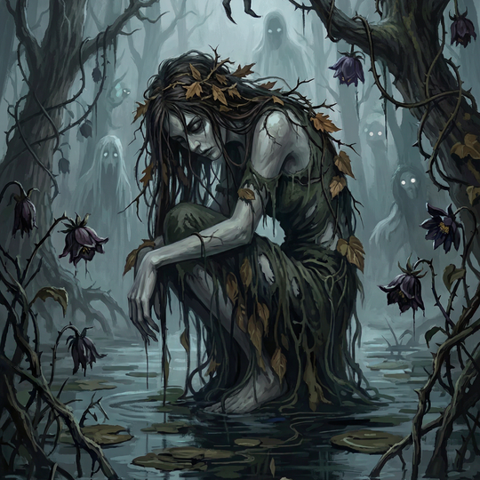 Haunted Swamp Spirit (100 Color Diamond Painting) Diamond Painting kit