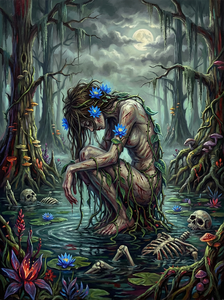 Forsaken Forest Lament (100 Color Diamond Painting) Diamond Painting kit