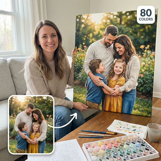 80 Color Custom Paint by Numbers