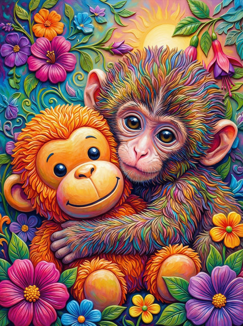 Punch’s Blooming Joy (100 Color Diamond Painting) Diamond Painting kit