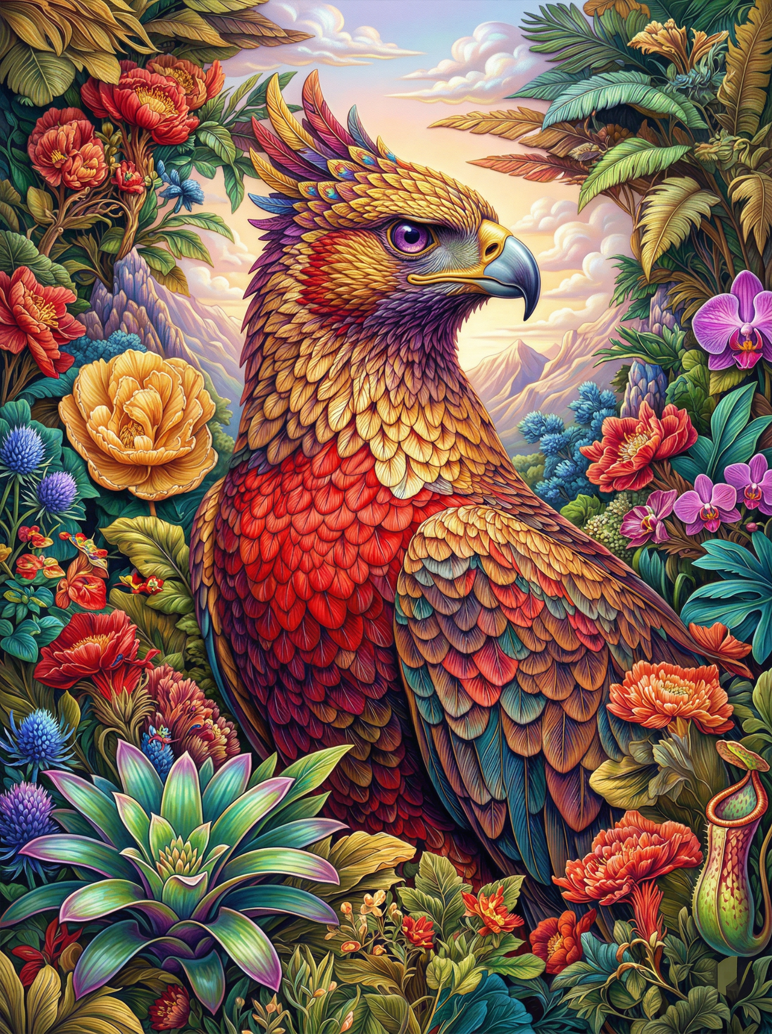 Golden Eagle Majesty (Diamond Painting) Diamond Painting kit