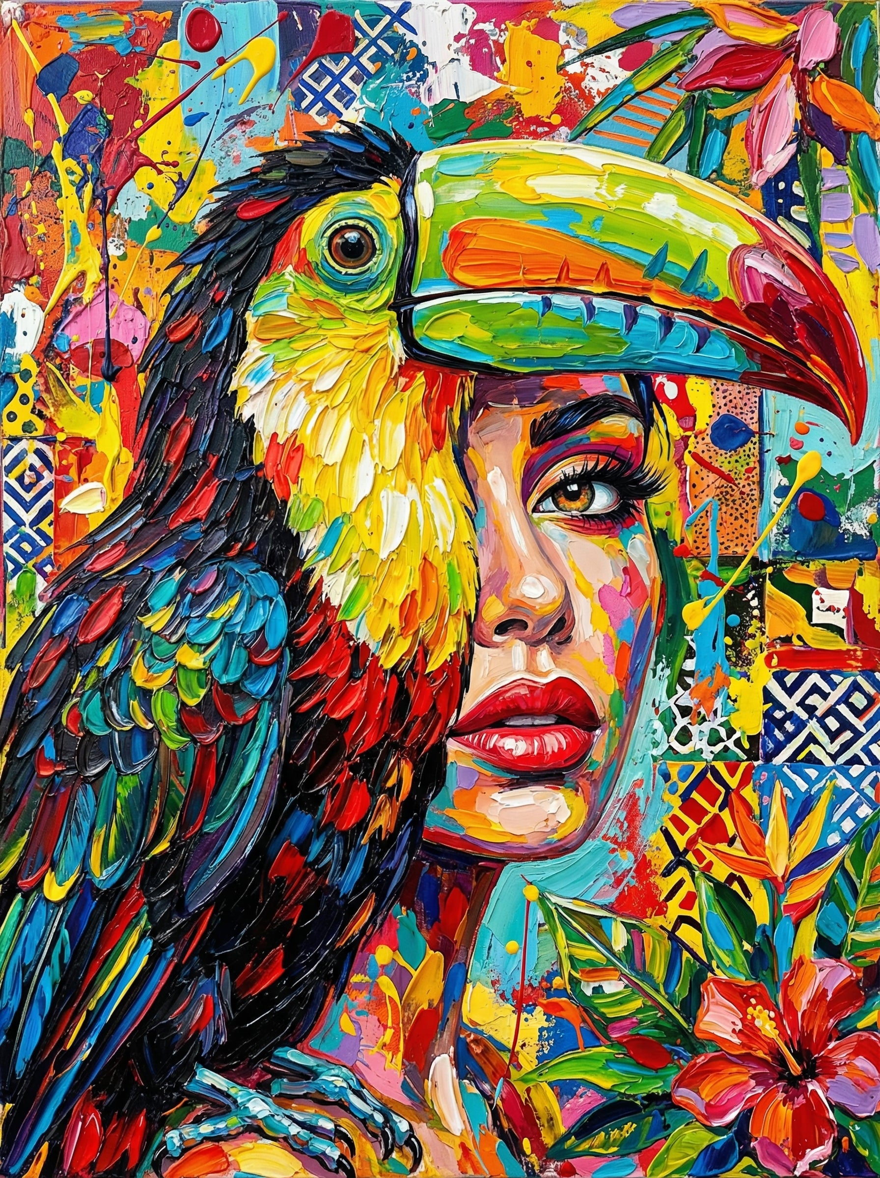 Tropical Muse Fusion (100 Color Diamond Painting) Diamond Painting kit