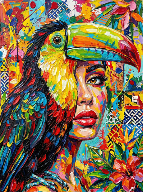 Tropical Muse Fusion (100 Color Diamond Painting) Diamond Painting kit