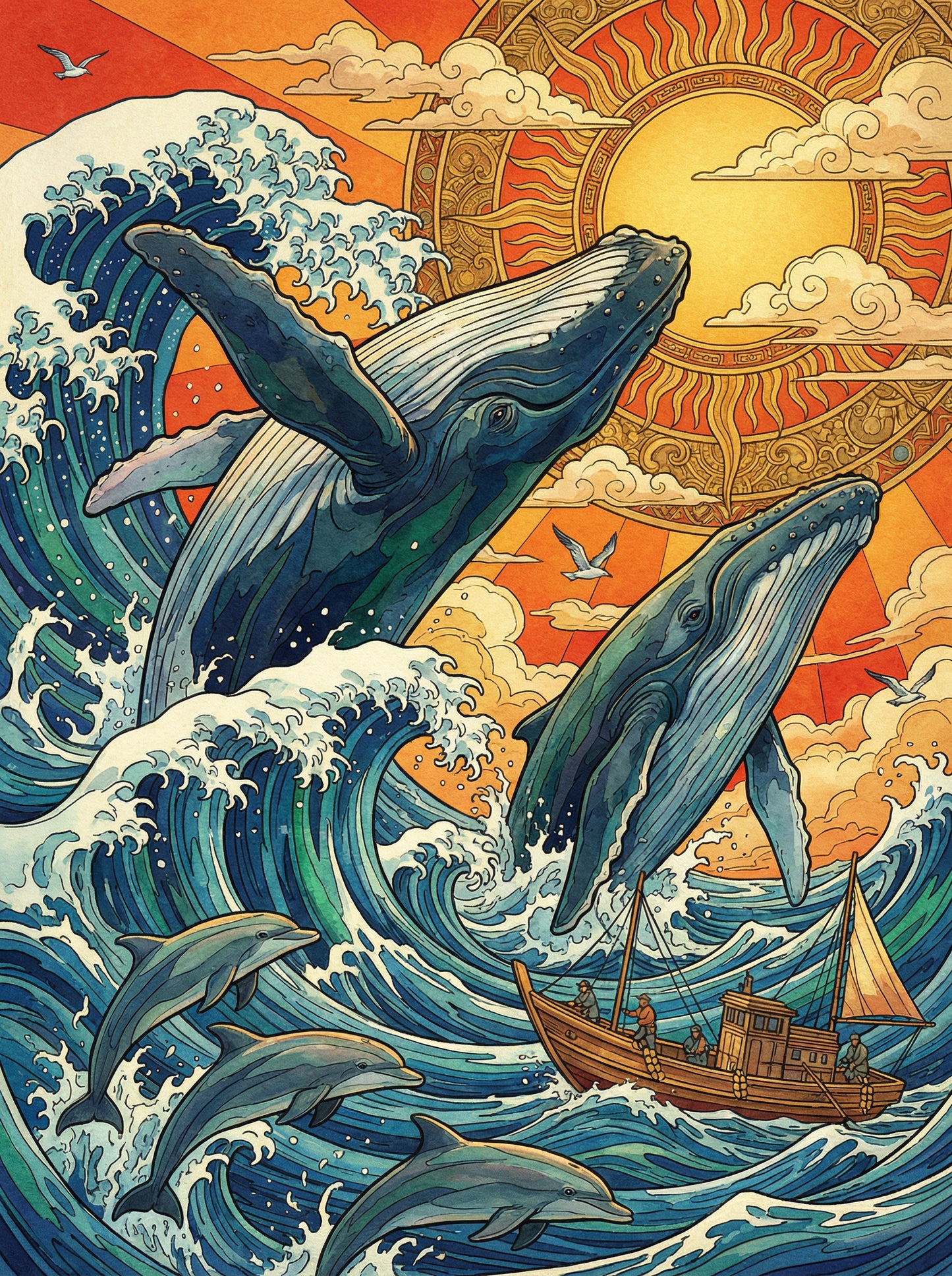 Celestial Wave Giants (Diamond Painting)