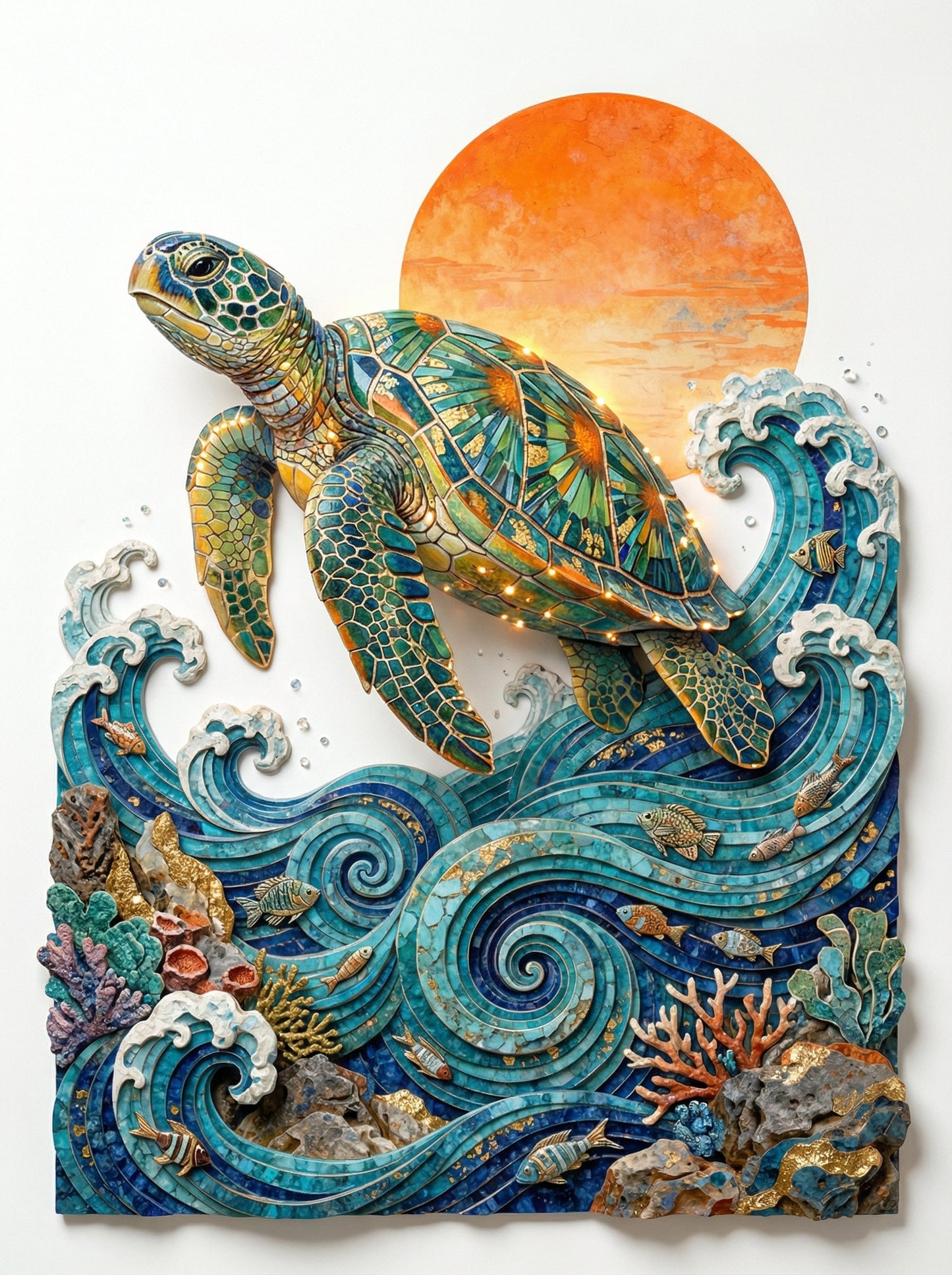 Radiant Tide Guardian (100 Color Diamond Painting) Diamond Painting kit