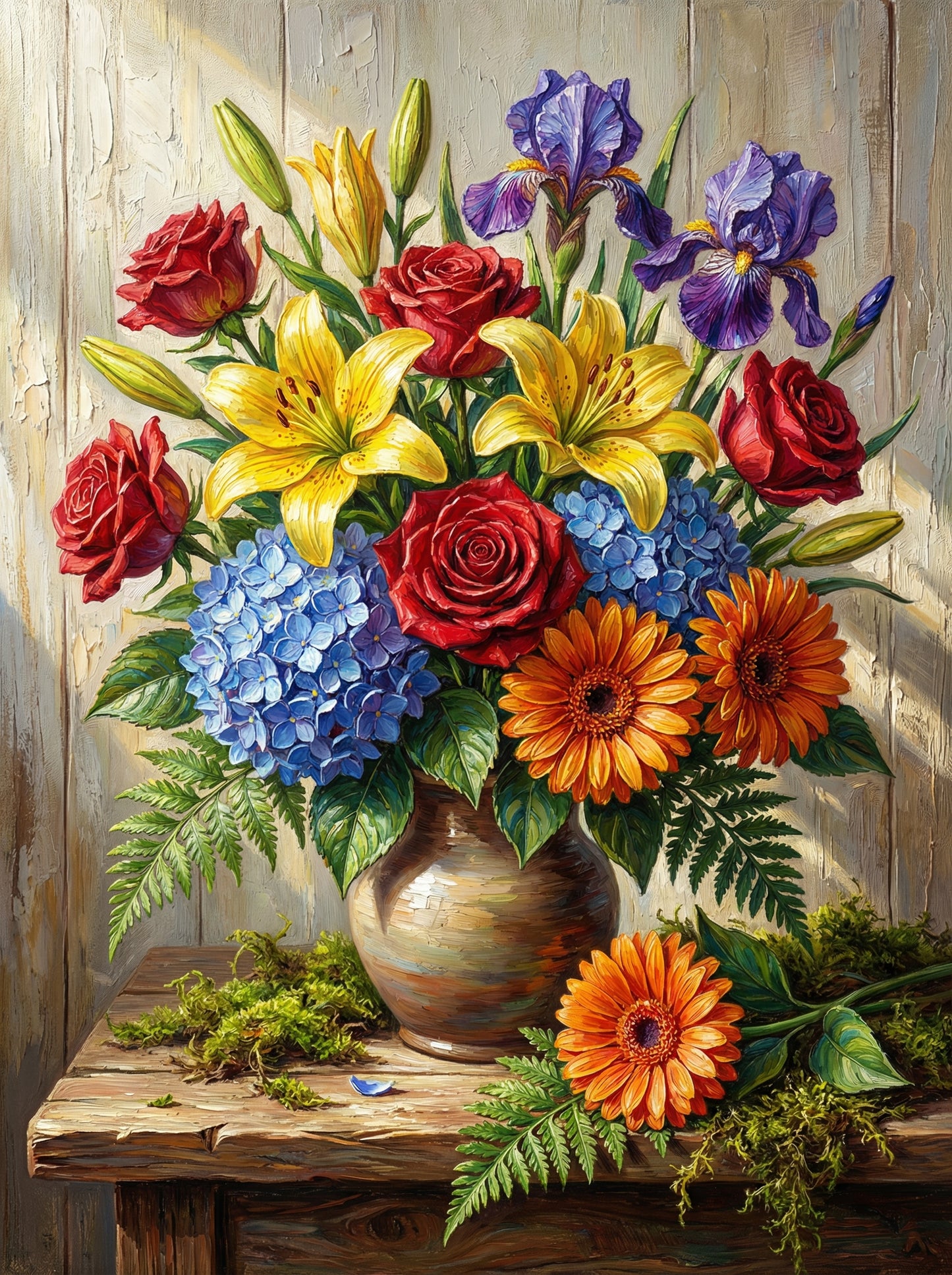Sunlit Garden Bouquet (Diamond Painting) Diamond Painting kit