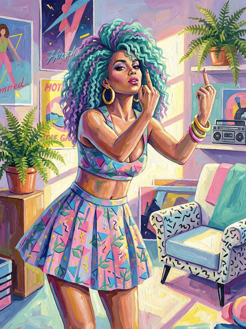 Retro Dance Diva (Diamond Painting) Diamond Painting kit