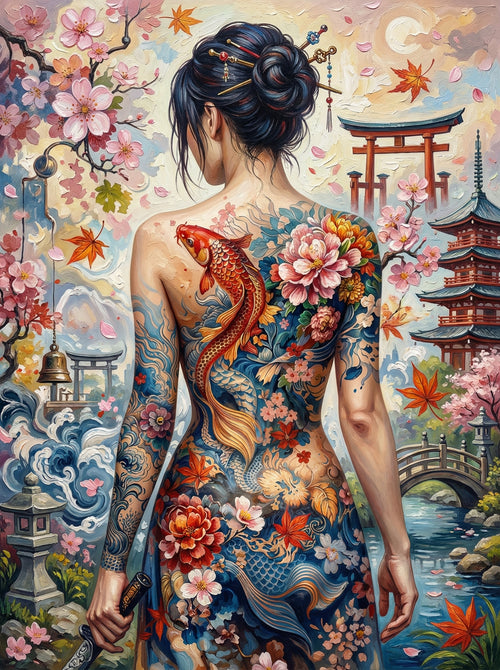 Koi Tattoo Serenity (80 Colors)