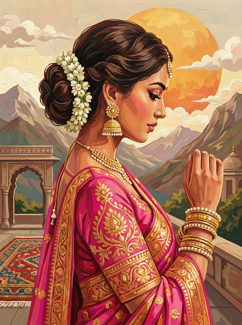 Sunset Prayer Serenity (Diamond Painting) Diamond Painting kit