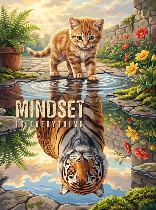 Mindset Reflection (100 Color Diamond Painting)