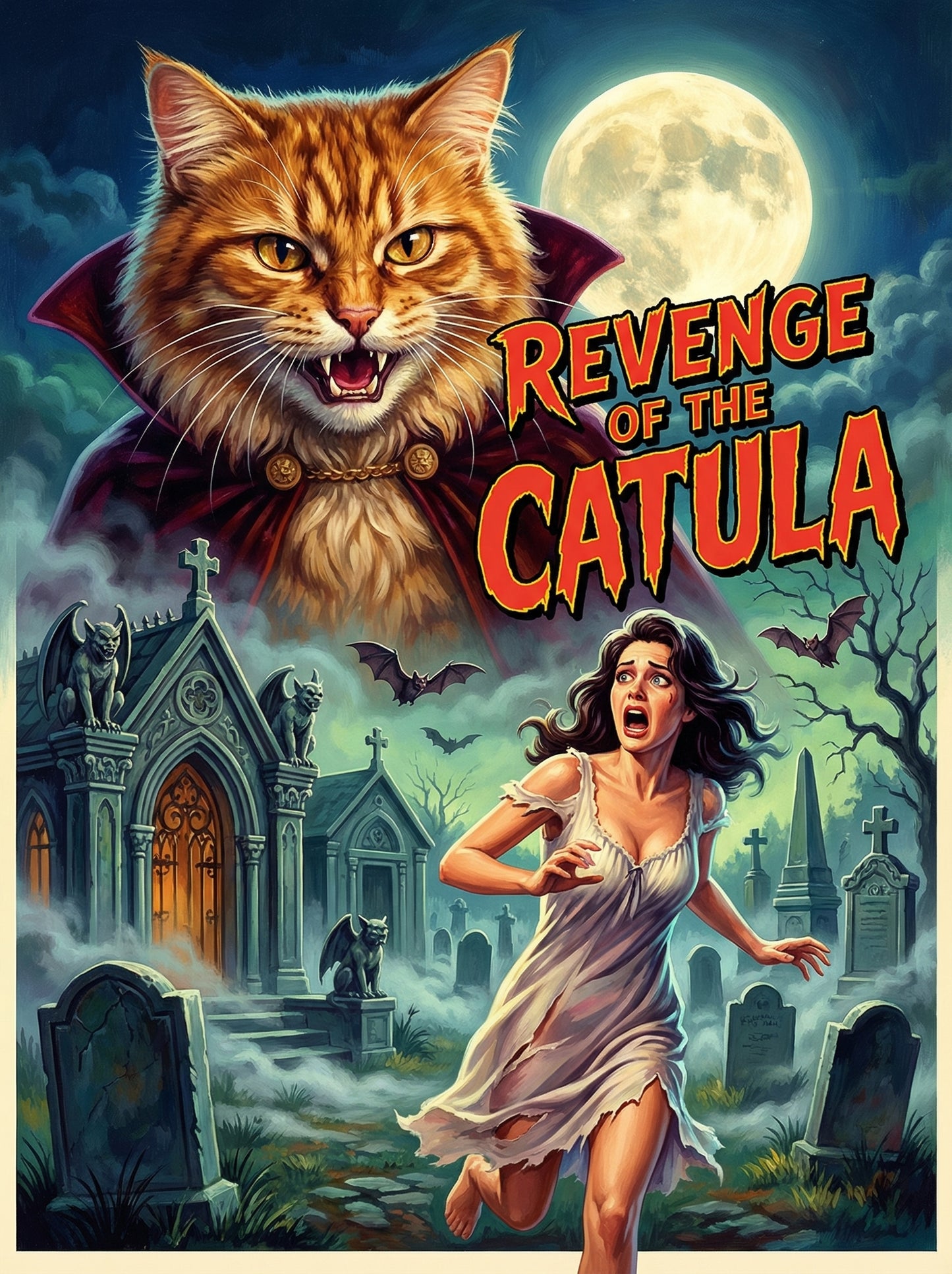 Revenge of Catula (100 Color Diamond Painting)