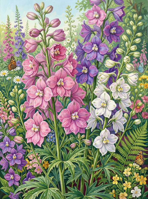 Wildflower Meadow Delight (Diamond Painting) Diamond Painting kit