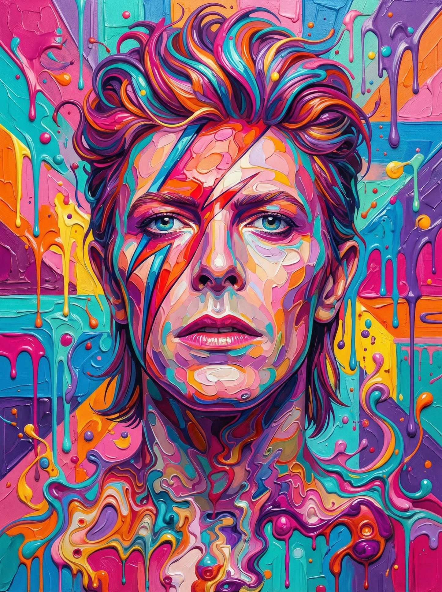 Electric Stardust Portrait (Diamond Painting) Diamond Painting kit