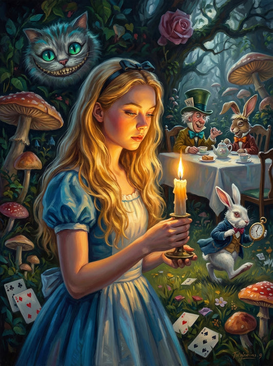 Candlelit Wonderland Path (Diamond Painting)