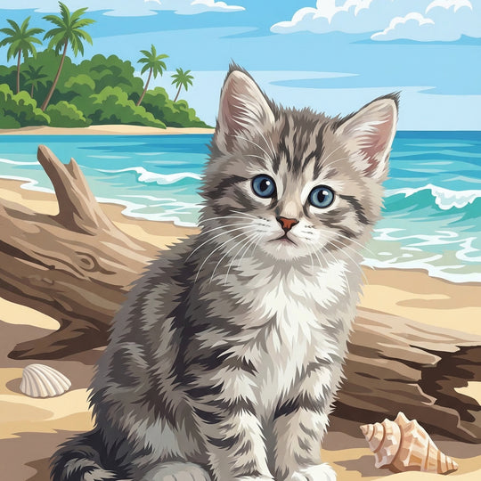 Seaside Kitten Calm