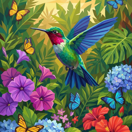 Tropical Flutter Garden