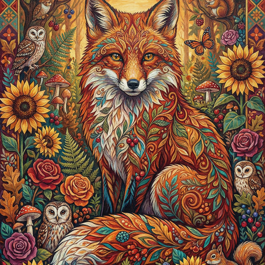 Autumn Garden Fox