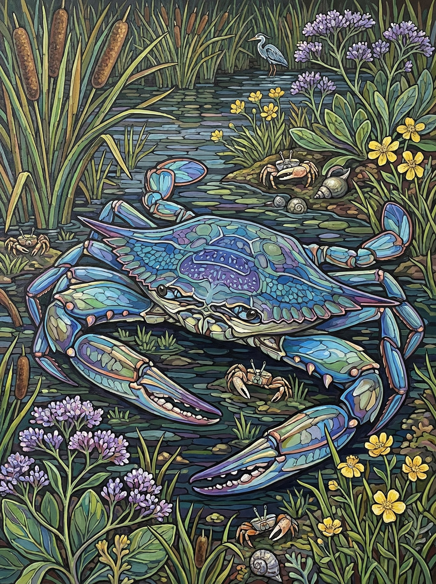 Marshland Blue Crab