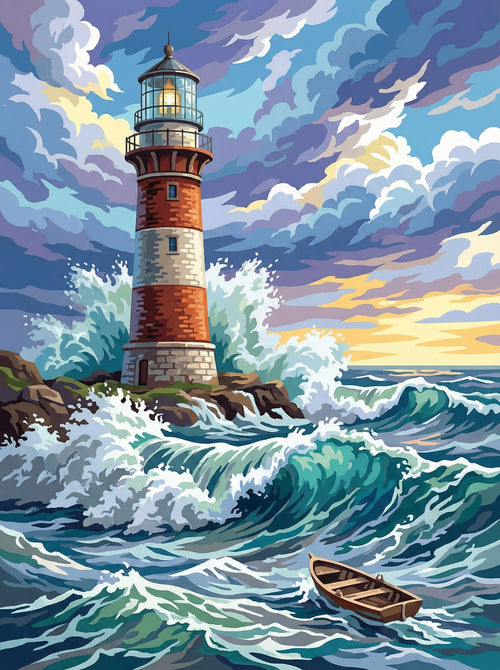 Stormbreaker Lighthouse (Diamond Painting) Diamond Painting kit