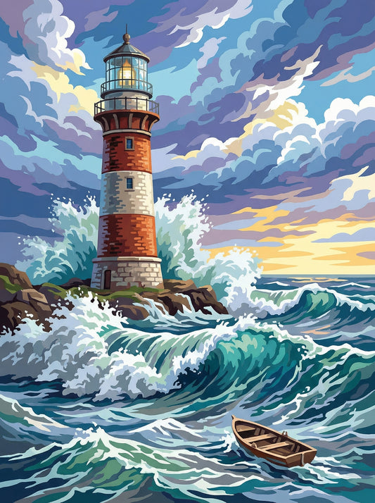 Stormbreaker Lighthouse (Diamond Painting) Diamond Painting kit