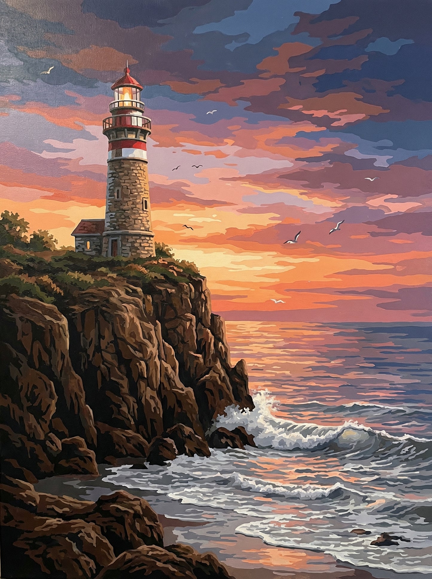 Twilight Watchtower (Diamond Painting) Diamond Painting kit