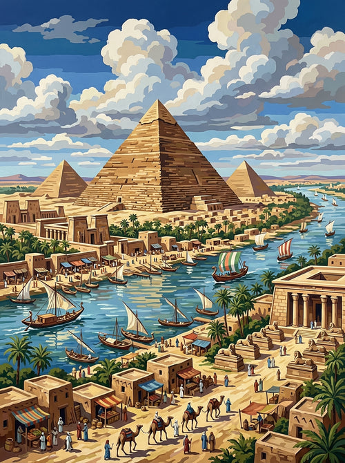 Nile Majesty (Diamond Painting) Diamond Painting kit