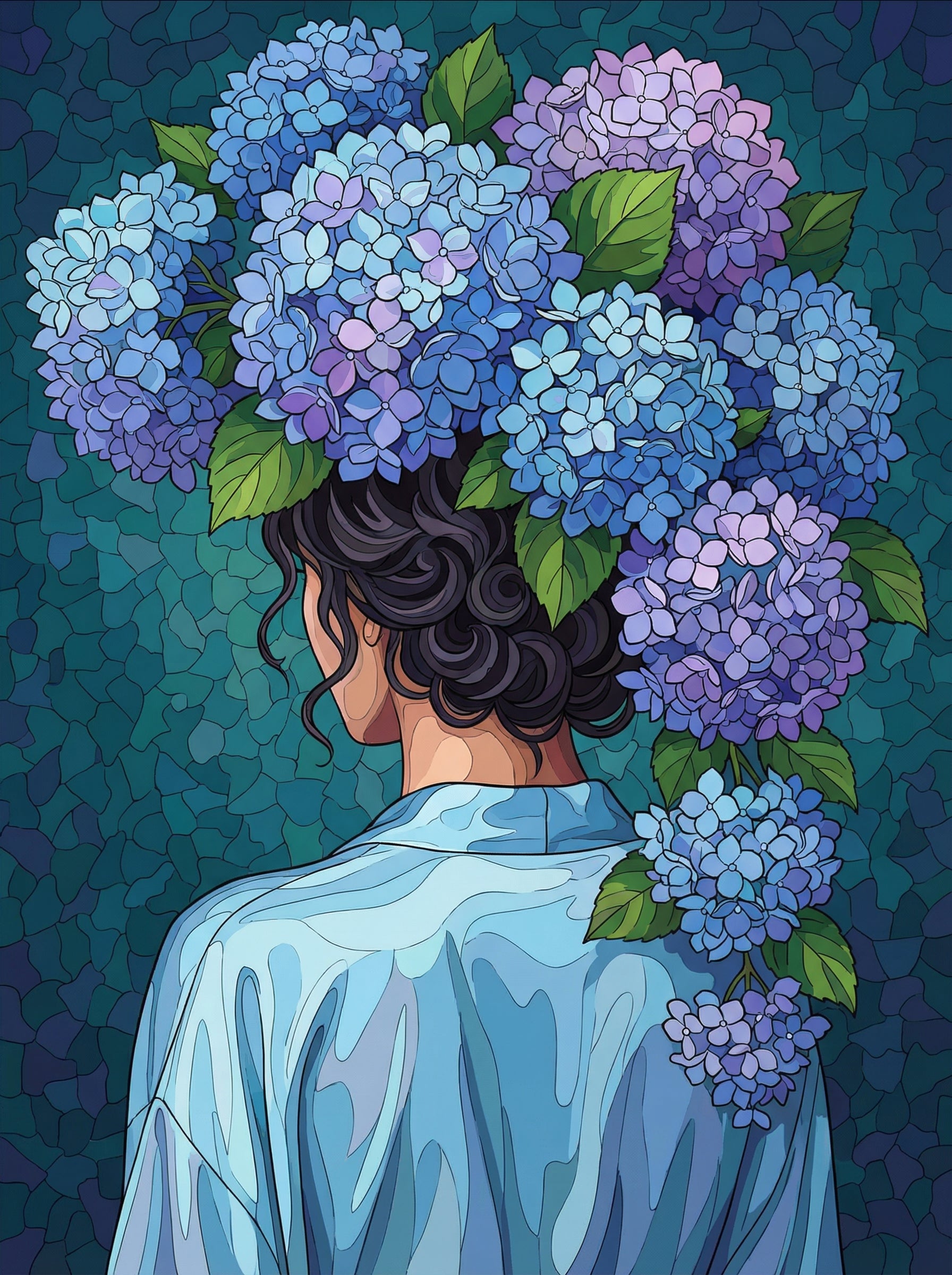 Hydrangea Whisper (Diamond Painting) Diamond Painting kit