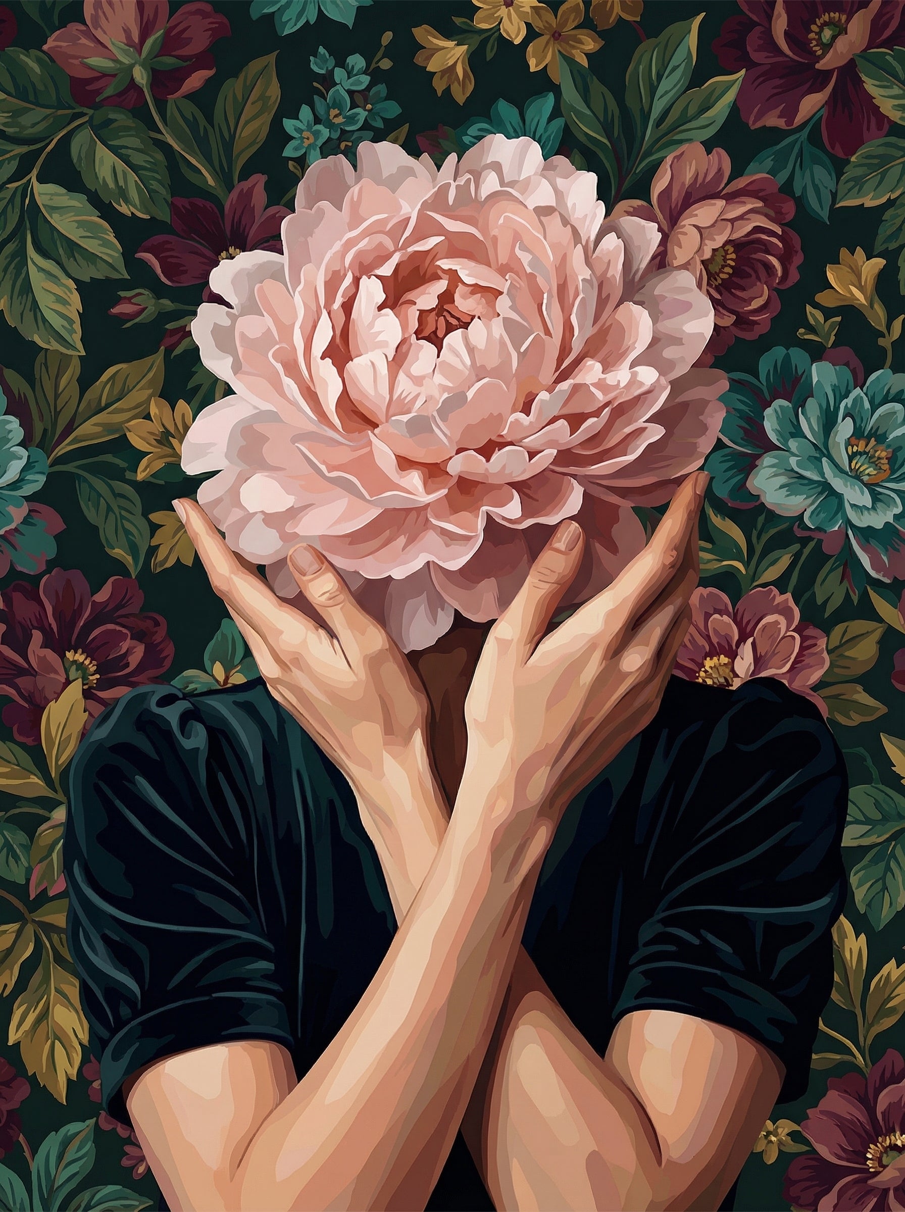 Blush Peony Whisper (Diamond Painting) Diamond Painting kit