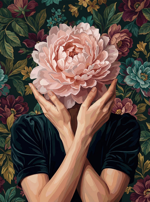 Blush Peony Whisper (Diamond Painting) Diamond Painting kit
