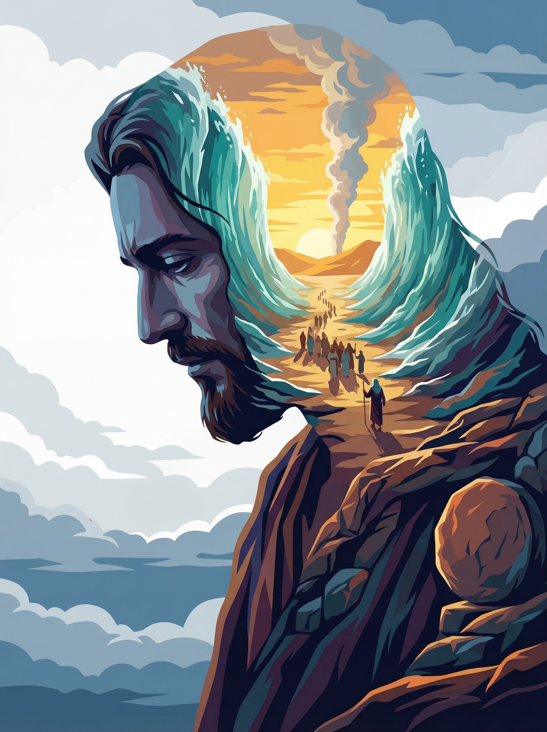Journey Through The Waters (Diamond Painting)