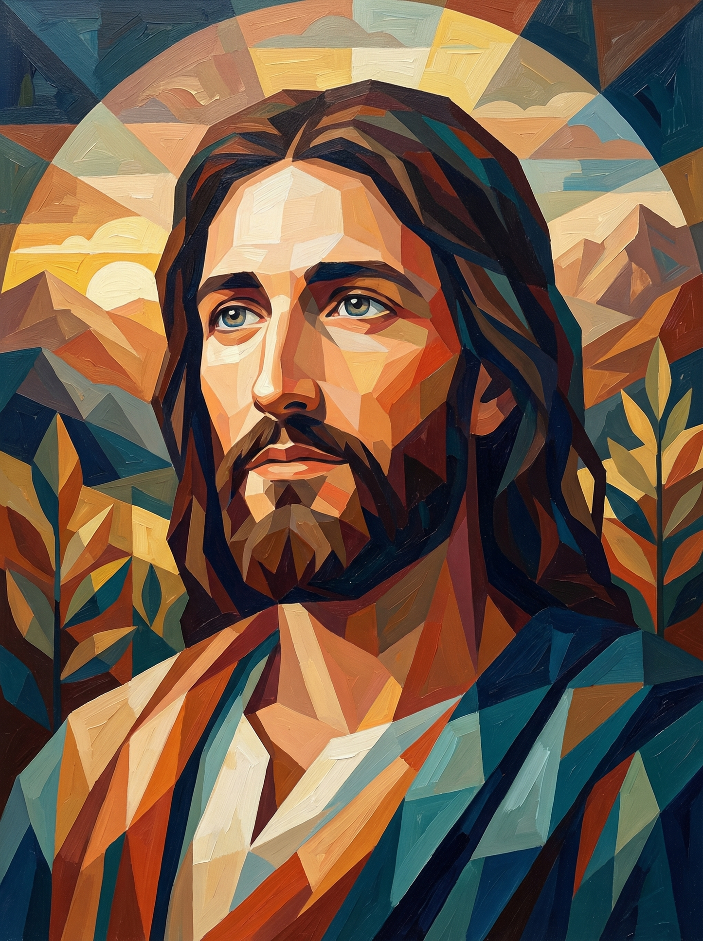 Divine Radiance Portrait (Diamond Painting)