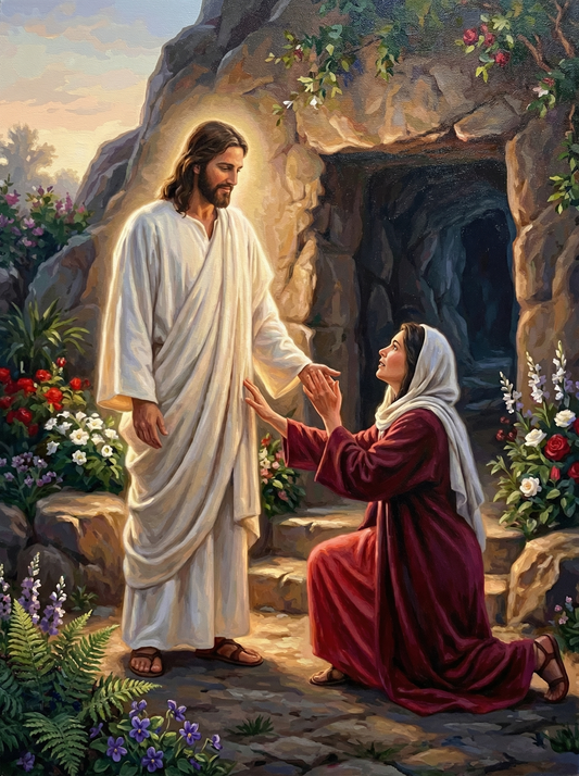 Risen Savior Healing Touch (Diamond Painting)