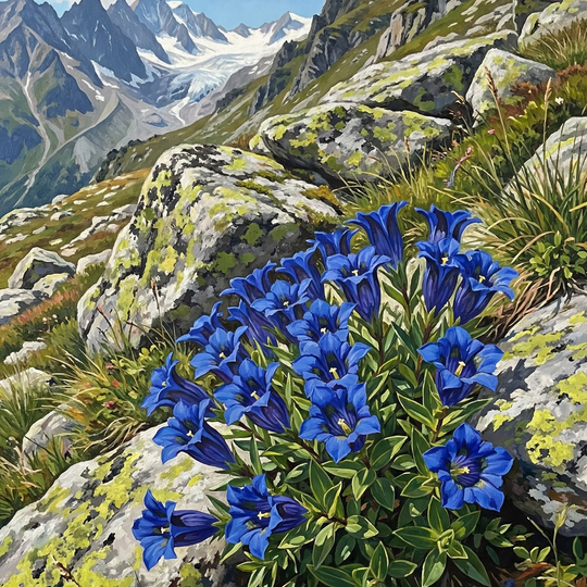 Mountain Bloom Alpine Grace