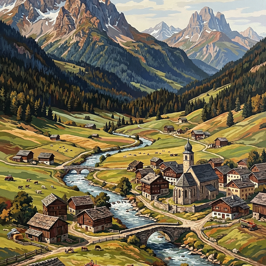 Alpine Village River Harmony