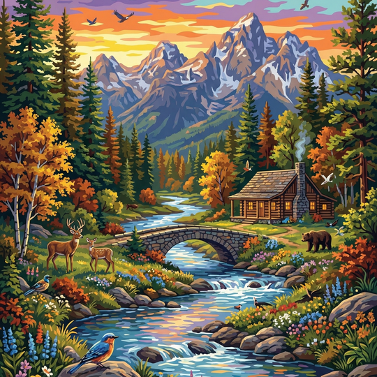 Wildlife River Cabin Escape