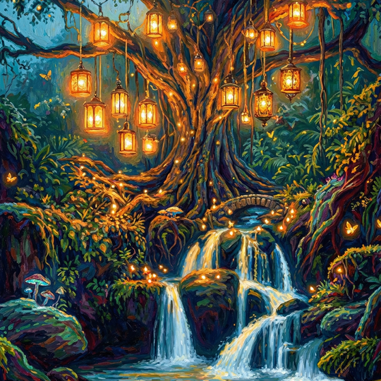 Enchanted Lantern Forest Falls